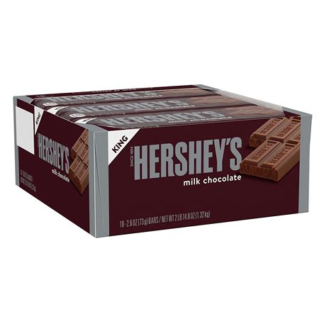 Buy Hersheys Milk Chocolate King Size Candy Full Size 26 Oz Bar