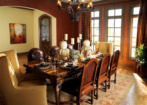 A dinning room seems like it would be a room in which everything there is loud and obnoxious. An English Country style home - Traditional - Dining Room ...