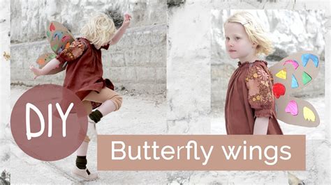 Diy Butterfly Wings Youtube
