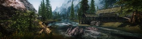 The Elder Scrolls V Skyrim Nature Landscape Multiple Display Hd