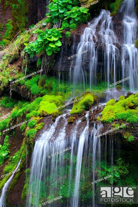 Doryu Waterfall Yamanashi Prefecture Stock Photo Picture And Royalty