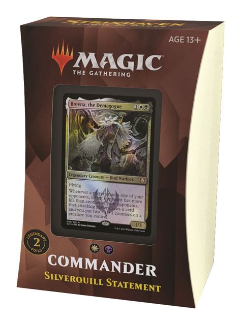 Magic The Gathering Trading Card Game 2021 Commander Silverquill