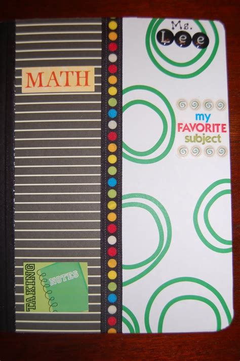 16 Best Math Notebook Covers Images On Pinterest