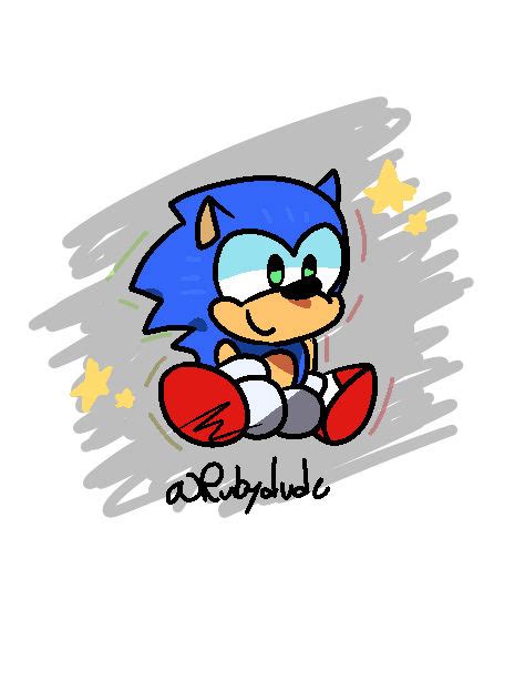 Chibi Sonic By Rubydude1 On Deviantart
