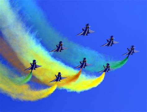 Bayi Aerobatics Team Marks 60th Anniversary Ministry Of National Defense