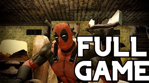 Deadpool Full Game Walkthrough Gameplay No Commentary Youtube