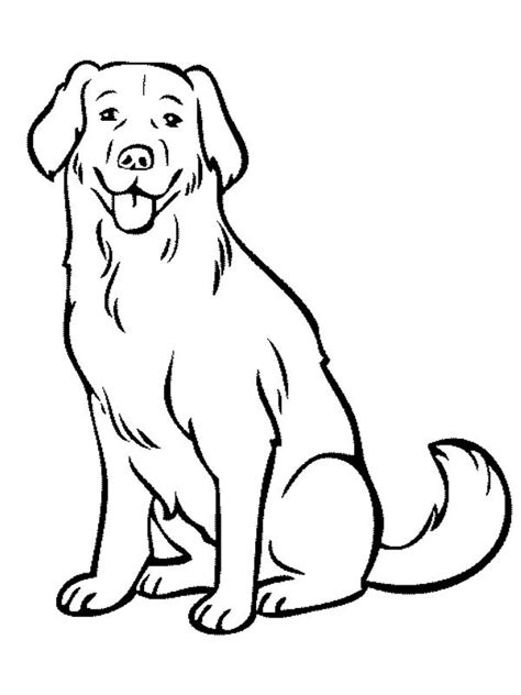 Kleurplaat Labrador Hond Dog Line Art Dog Coloring Page Puppy