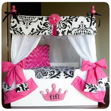 Matches beautifully with the dog bed & lounger. Pink Canopy Bedding, PRINCESS DOG BED, Canopy Bed, girls ...