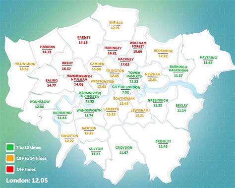 London — The Average London House Price Is Now 12 Times Greater Than