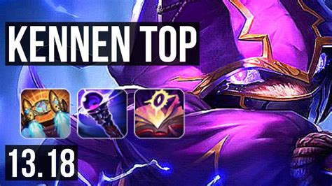 KENNEN Vs URGOT TOP Rank 3 Kennen 6 Solo Kills 1 7M Mastery Rank