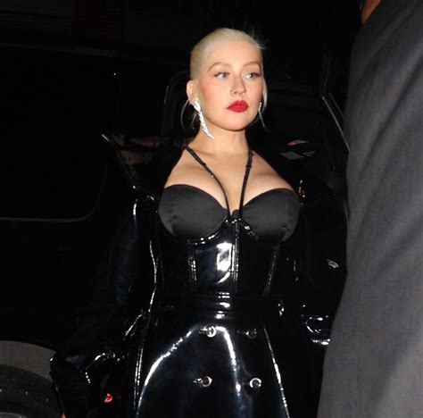 Christina Aguilera Cleavage Is Big Scandal Planet