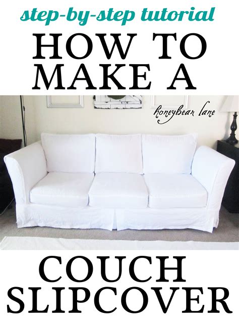 I just didn't have the knowledge. How to Make a Slipcover Part 2: Slipcover Reveal ...