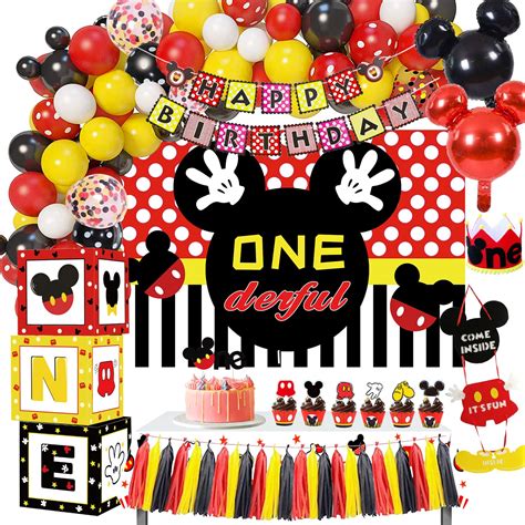 Buy Mickey 1st Birthday Party Supplies Mickey Theme Mouse Party