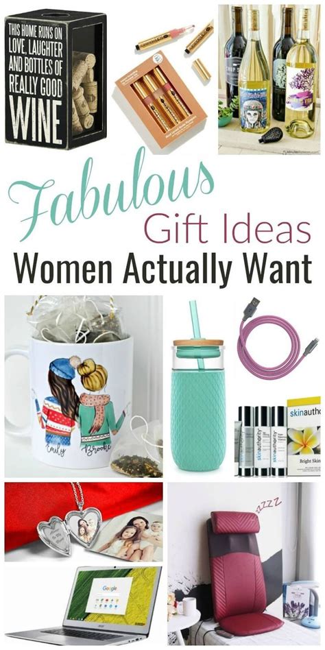 The Cover Of Fabulous Gift Ideas For Women Actually Want