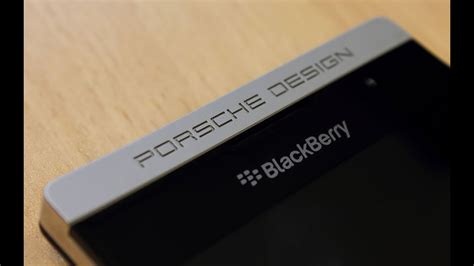 Blackberry Porsche Design P Unboxing Youtube