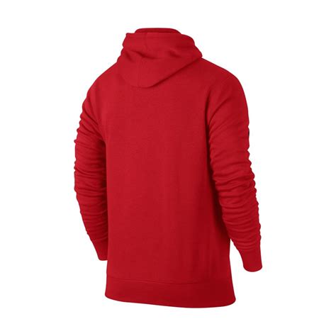 Jordan Flight Fleece Graphic Pullover Hoodie 687gym Red