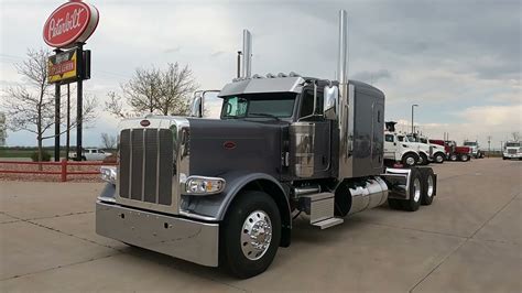 2022 Peterbilt 389 Gunmetal 72 Flat Top Youtube