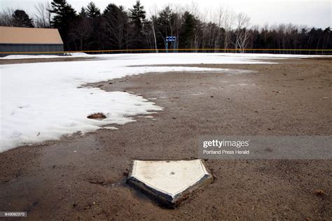 Home Plate At Falmouth High Schools Baseball Field Is Steeped In