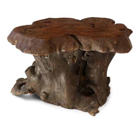 Like the rest of our living room furniture, these pieces, picked especially to represent your home with class and sophistication, as well as supporting drinks, magazines and decorations. Vintage Dark Brown Tree Trunk Coffee Table | Skelton Culver