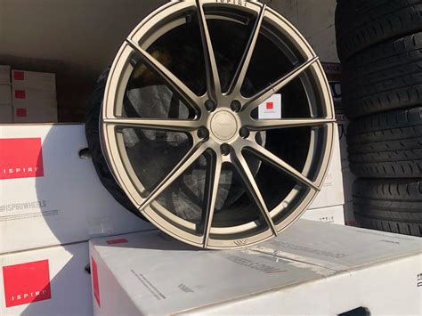 New 19 Ispiri Ffr1 Multi Spoke Alloy Wheels In Matt Carbon Bronze