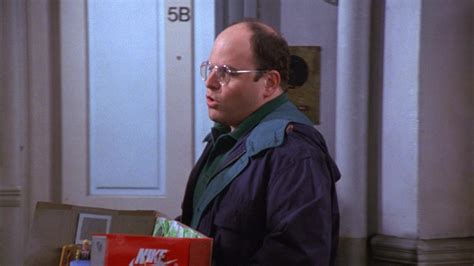 Nike Shoe Box Held By Jason Alexander As George Costanza In Seinfeld Season 8 Episode 2 The