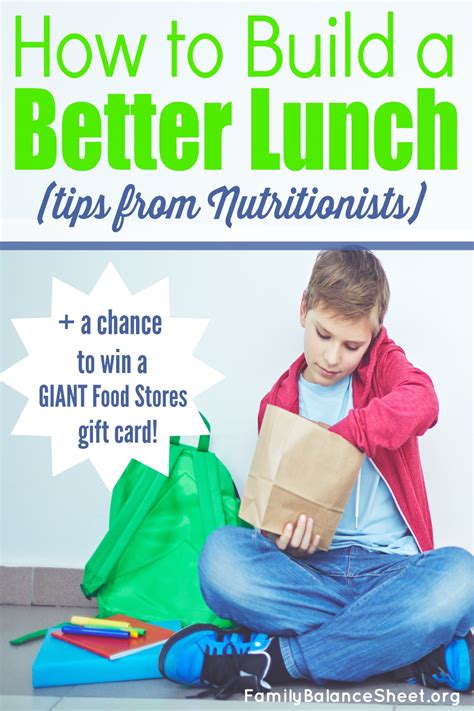 Your local giant now offers. How to Build a Better Lunch (tips from nutritionists)