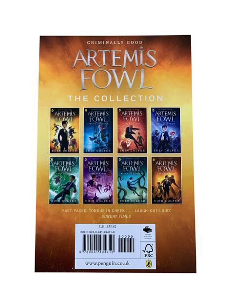 Artemis Fowl Series 8 Book Collection Set By Eoin Colfer — Books4us