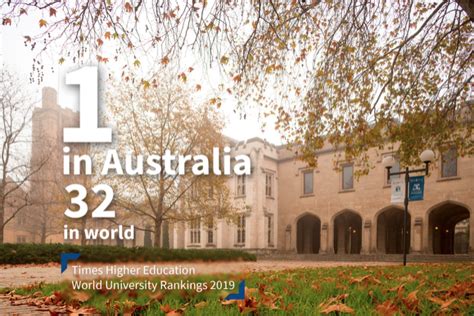 University Of Melbourne Heads Australian Universities In Rankings