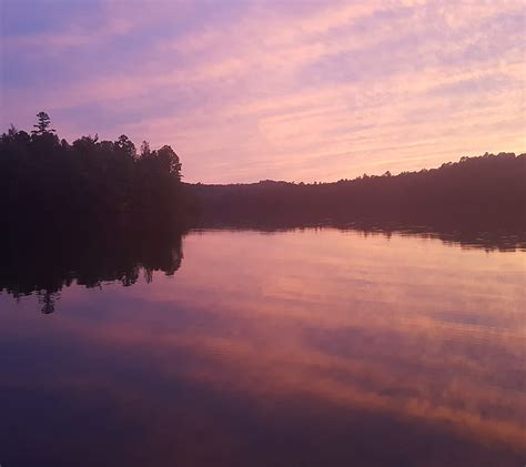 Lake Reflection Mirror Sunset Hd Wallpaper Peakpx
