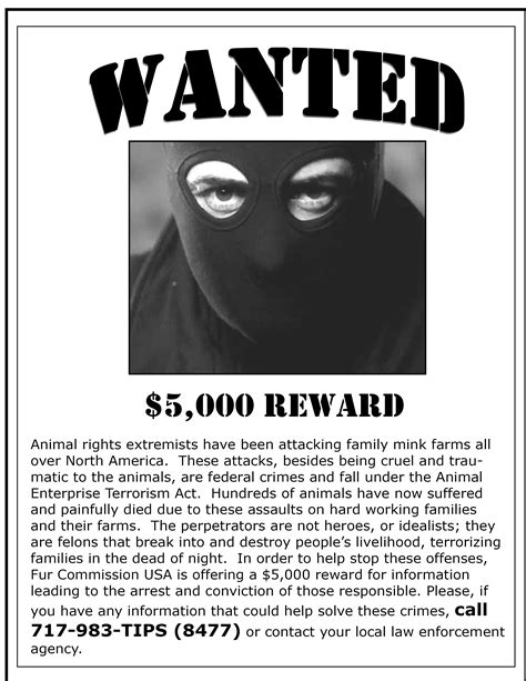 Fur Farmers Post Alf Wanted Posters