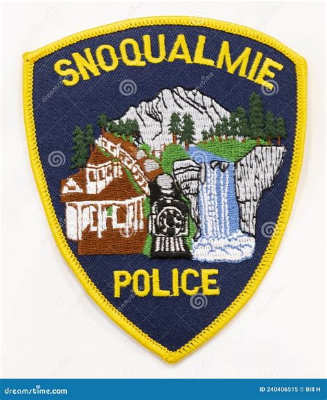 The Shoulder Patch Of The Snoqualmie Police Department In Washington