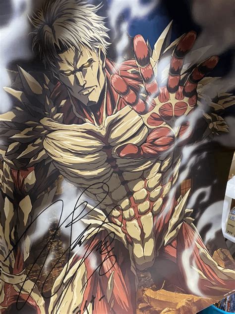 Official New Poster Of The Armored Titan Attackontitan