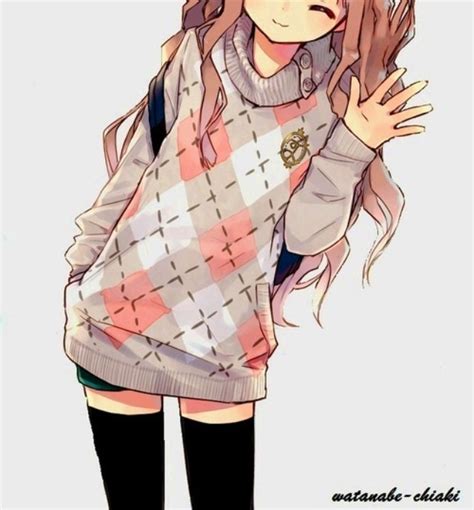 Sweater Anime Kawaii Anime Manga Art