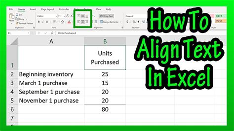 How To Align Vertically And Horizontally Text In Cells In Excel
