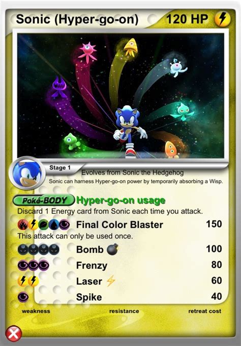 Players can play an enemy character card on an opponents hero character card to engage in a battle. Sonic (Color Powers) | Sonic, Sonic the hedgehog, Cards