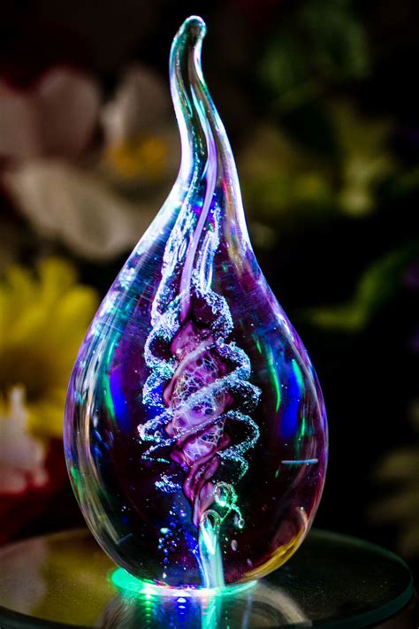 Blown Glass Memorial Art Glass Sculptures And Figurines Art And Collectibles Jan
