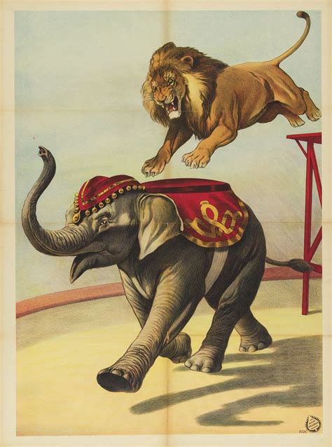 Vintage Elephant Circus Poster Vintage Circus Circus Poster Vintage