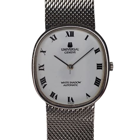 Universal Genève White Shadow Automatic Ellipse 366104 Circa For
