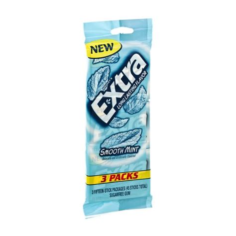 Extra Smooth Mint Sugar Free Gum Multipack 3ct Reviews 2021 Sugar