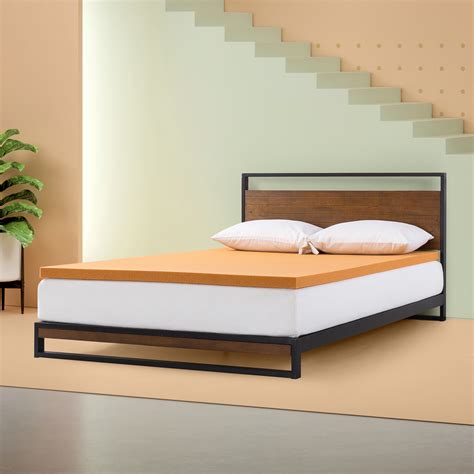 It is available in full range of sizes, so it typically, mattress toppers are sold in king, queen, full, twin sizes. Zinus - 2" Copper Memory Foam Mattress Topper, Full ...