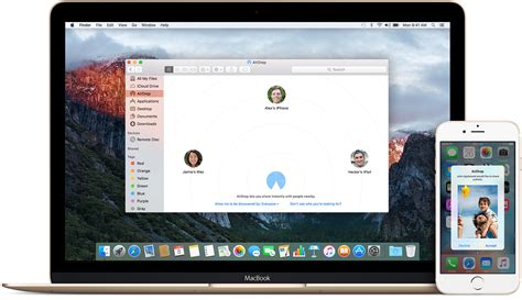 It happens automatically when you open an application. Use AirDrop to send content from your Mac - Apple Support