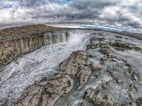 Selfoss Waterfall In Iceland A Few Km Walk From The Most Powerful