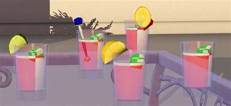 Mod The Sims Juices From The Sims 4 Custom Beverages