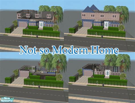 The Sims Resource Not So Modern Home