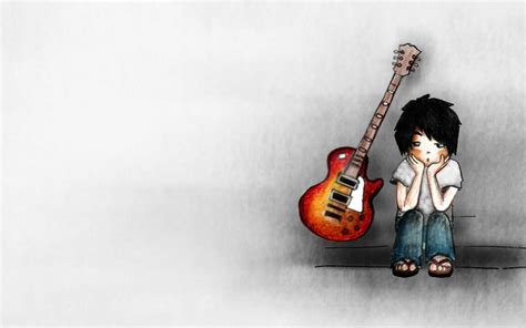 Anime Boy Playing Guitar Wallpaper Views 962 Published By August 8 2020