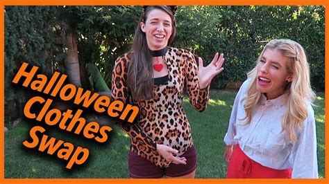 Halloween Clothes Swap Challenge W Rachel Ballinger And Rebecca