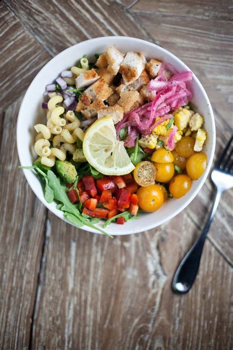 Place panko on a plate. Arugula Pasta Summer Salad with Panko Crusted Chicken | Macro friendly recipes, Summer salads ...