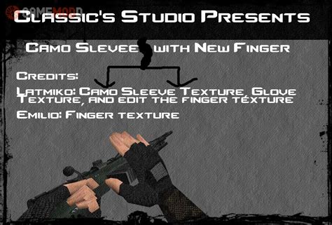 Camo Sleeve With New Finger Cs Skins Other Misc Arms Gamemodd