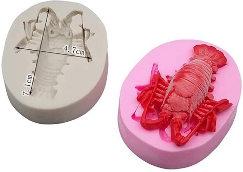 lobster fondant cake decoration molds silicone mold for etsy