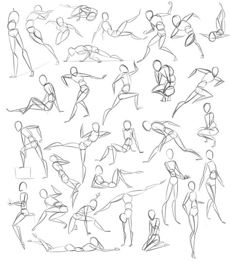 Pose Practice By Pon Ee On Deviantart Drawings Deviantart Drawings